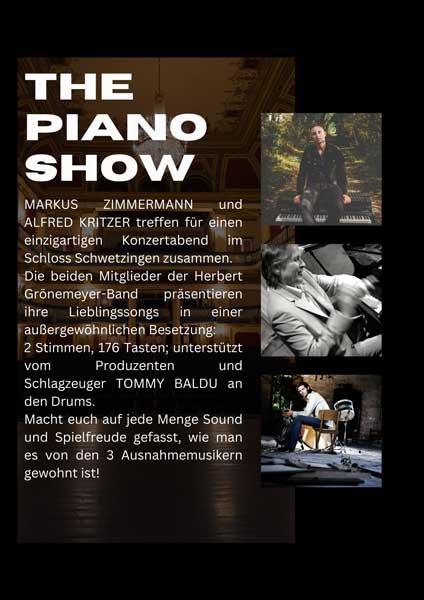 Plakat The Piano Show